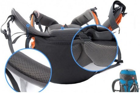 Рюкзак Naturehike NH70B070-B треккинговый 70 л оранжевый купить,NaN