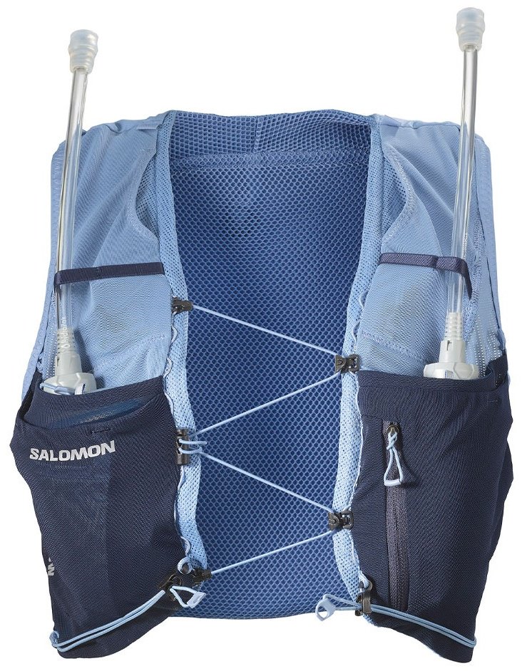 Рюкзак Salomon Adv Skin 5 With Flasks, LC2011900 для бега 5 л серый купить,NaN