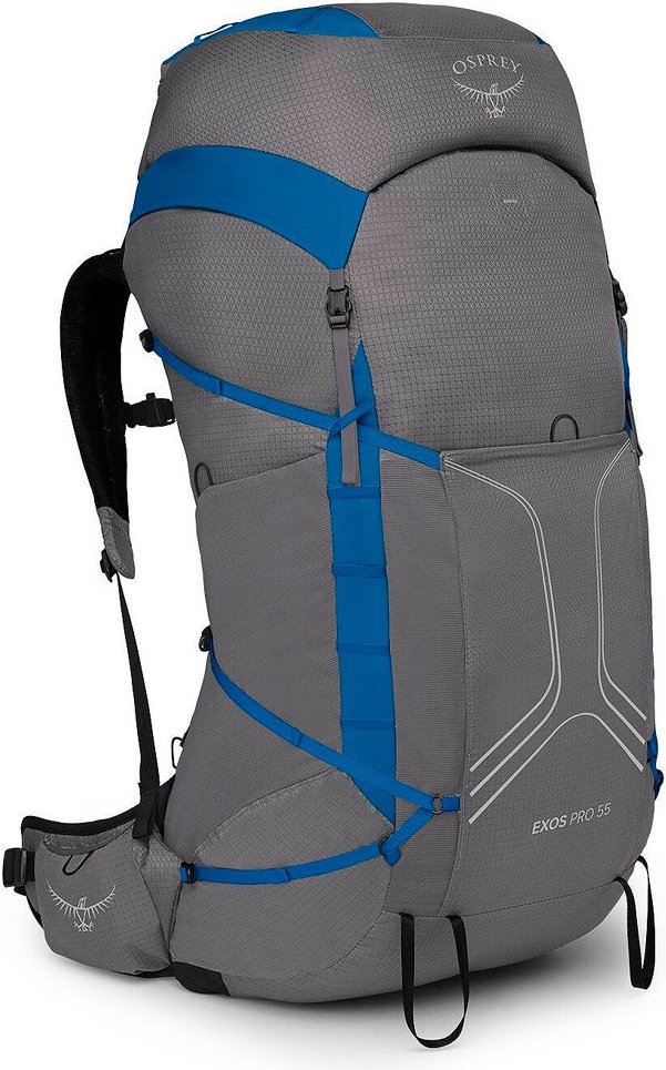 Рюкзак Osprey Exos Pro 55 10004715 треккинговый 55 л серый купить,NaN