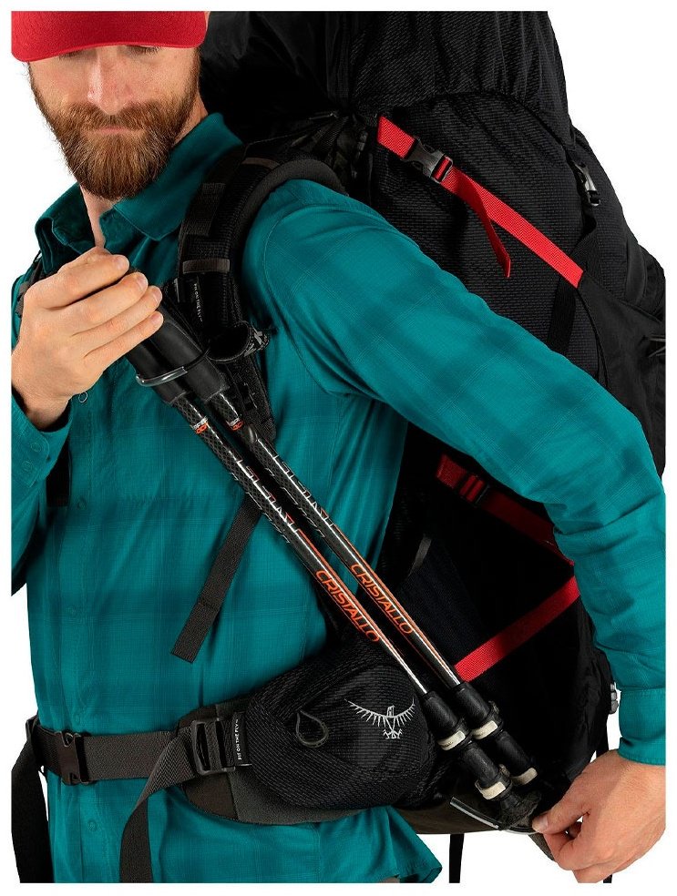 Рюкзак Osprey Aether Plus 85, 10002893 треккинговый 85 черный купить,NaN