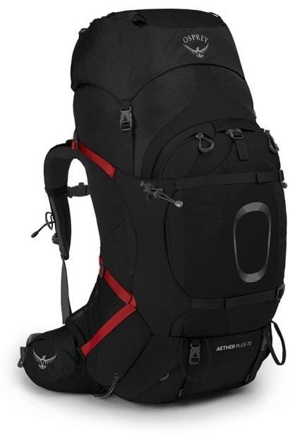 Рюкзак Osprey 10002896 AETHER PLUS 70 треккинговый 70 черный купить,NaN