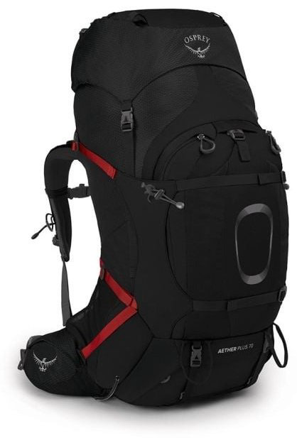 Рюкзак Osprey 10002896 AETHER PLUS 70 треккинговый 70 черный купить,NaN