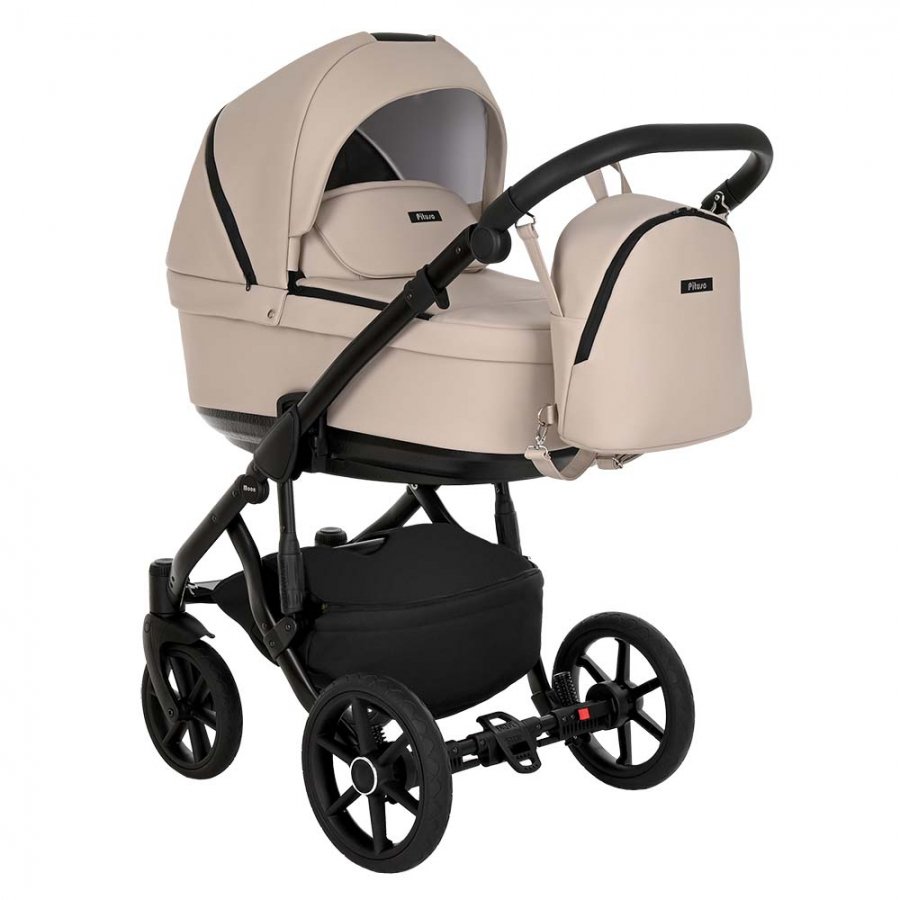 Коляска 2в1 Pituso Moon Кожа Beige  купить,NaN