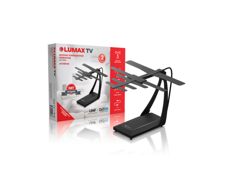  Антенна Lumax DA1203A черная  купить,NaN