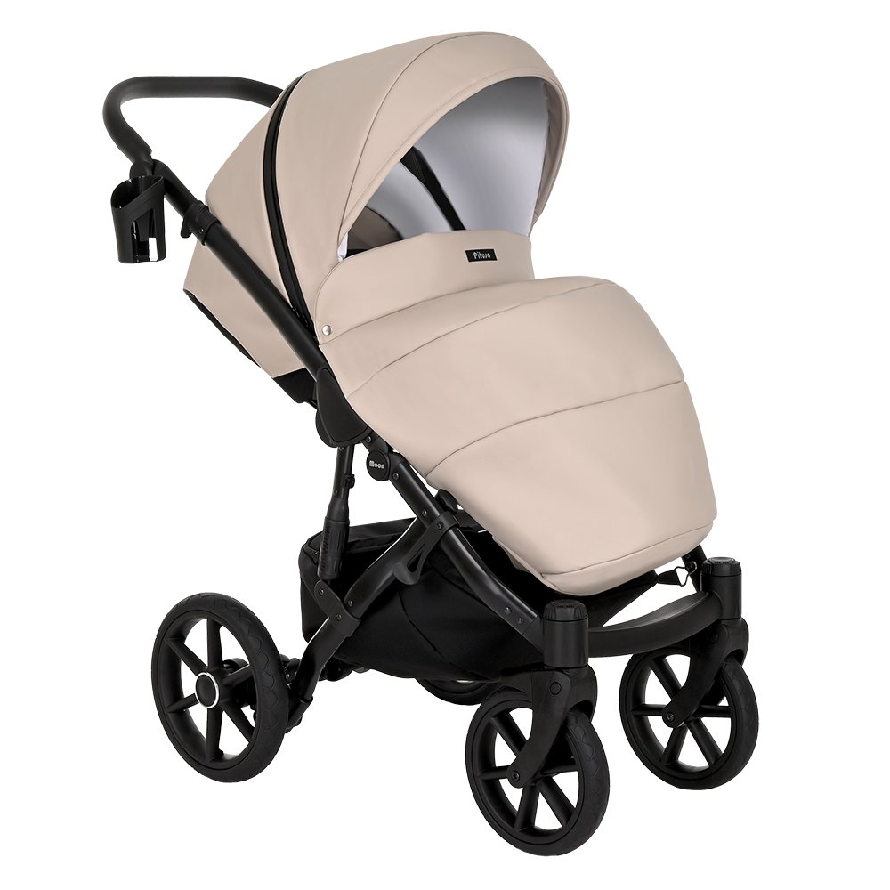Коляска 2в1 Pituso Moon Кожа Beige  купить,NaN