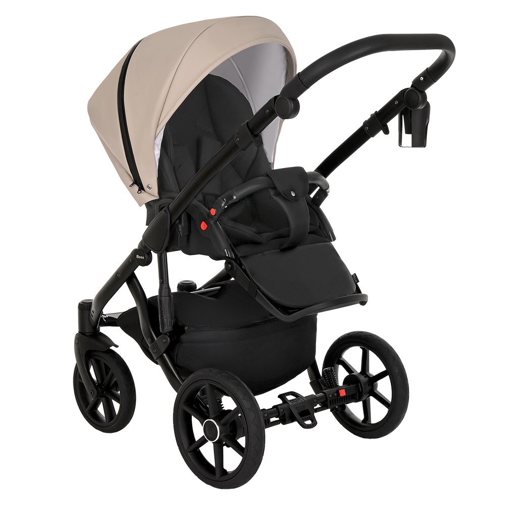 Коляска 2в1 Pituso Moon Кожа Beige  купить,NaN