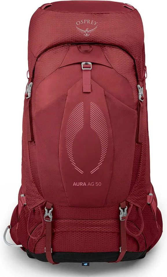 Рюкзак Osprey Aura AG 50, 10004016 для альпинизма 50 красный купить,NaN
