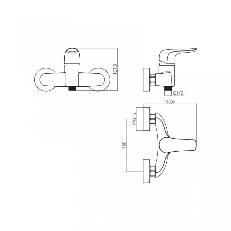 Смеситель Am-Pm 422000000 Palace Evo хром купить,0