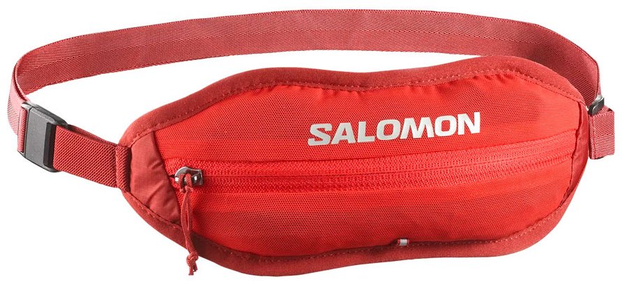 Сумка поясная Salomon полиэстер красный купить,NaN
