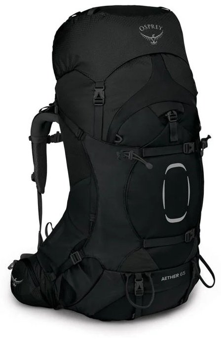 Рюкзак Osprey Aether 65, 10002873 треккинговый 65 черный купить,NaN