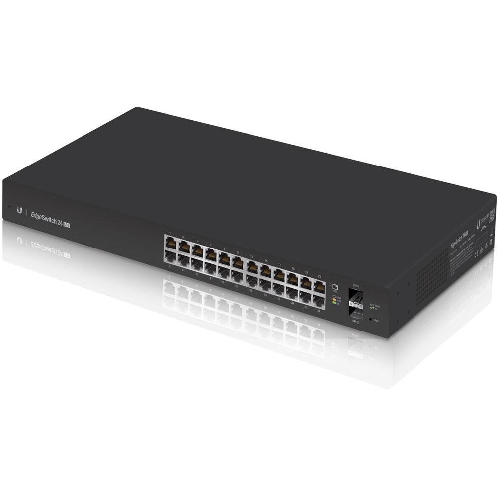 Коммутатор Ubiquiti ES-24-Lite EdgeSwitch черный
