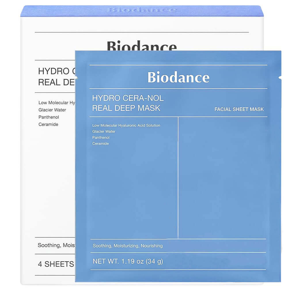 Маска гидрогелевая Biodance Hydro Cera-Nol Real Deep ночная с церамидами 4 шт купить,NaN