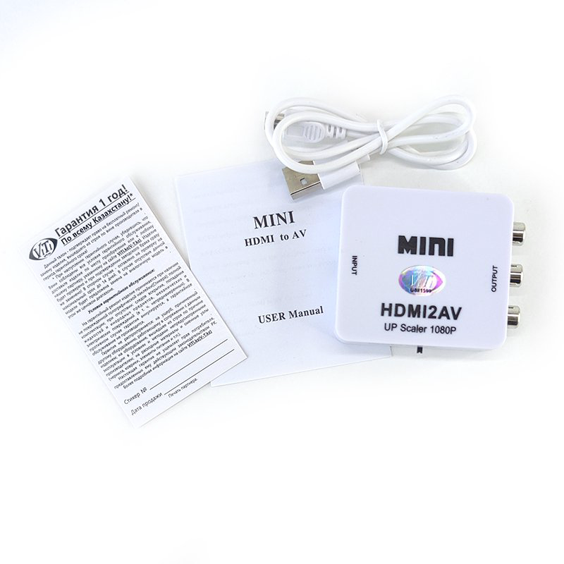 Адаптер ViTi HDMI2AV белый купить,3207
