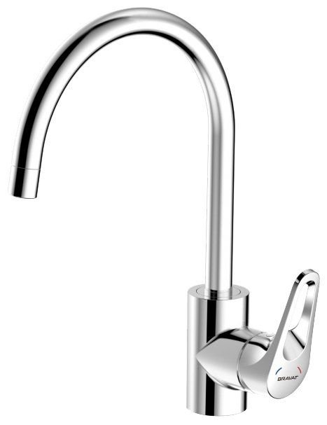 Смеситель Bravat F748162C-2 хром