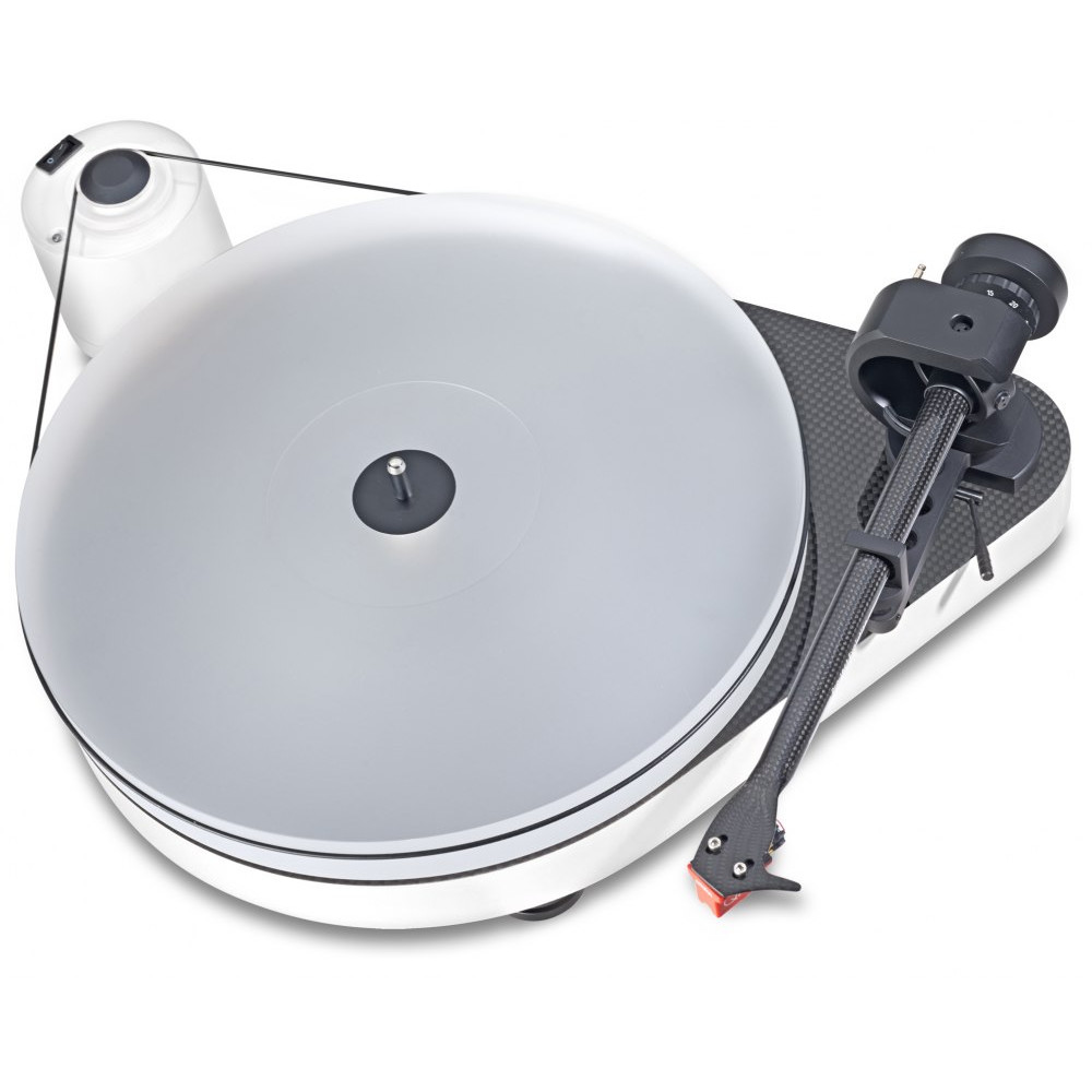Виниловый проигрыватель Pro-Ject RPM5 Carbon 2M Silver белый купить,NaN