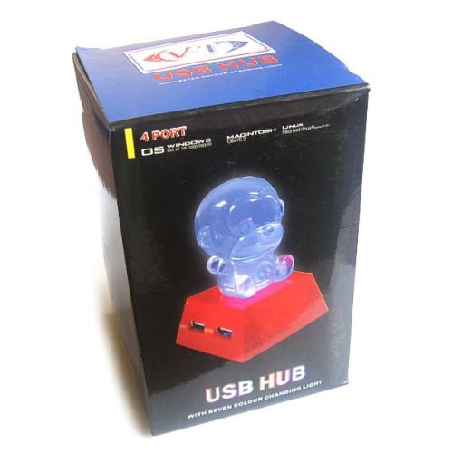 USB 4 PORTS HUB Viti HU225 Обезьяна  купить,0