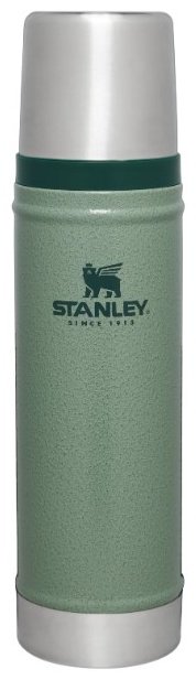 Классический термос STANLEY Classic Legendary/10-11345-042/0.6 L, hammerstone green 0.6 л зеленый