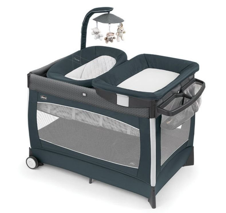 Кроватка Chicco Lullaby Poetic серая купить,NaN
