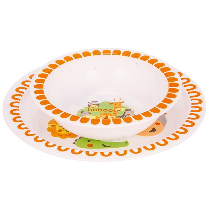 Тарелка Baboo Safari 6 м+ 9-020 белая купить,NaN