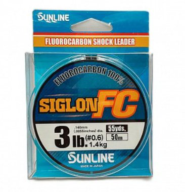 Рыболовная леска Sunline Siglon FC 2020 0.140 мм 50 м прозрачная