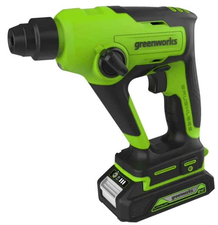 Перфоратор Greenworks GD24SDS1K2 3803107UARU
