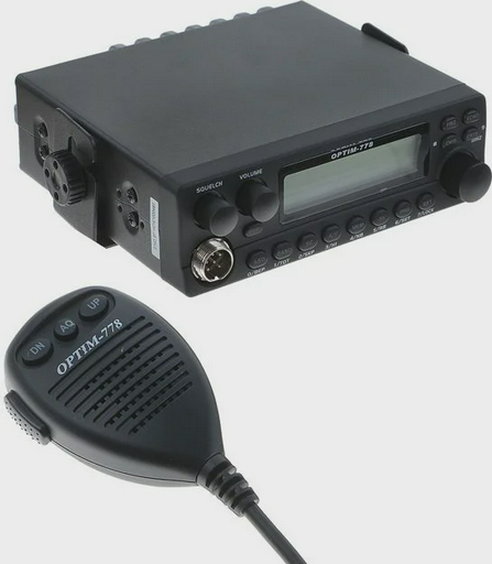 Радиостанция Optimcom Optim-778 + антенна CB-82 Mag