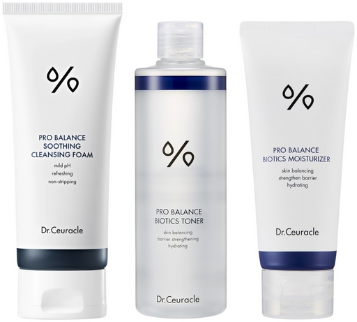 Набор для лица Dr. Ceuracle Pro Balance Moisture Barrier Set с пробиотиками 3 предмета