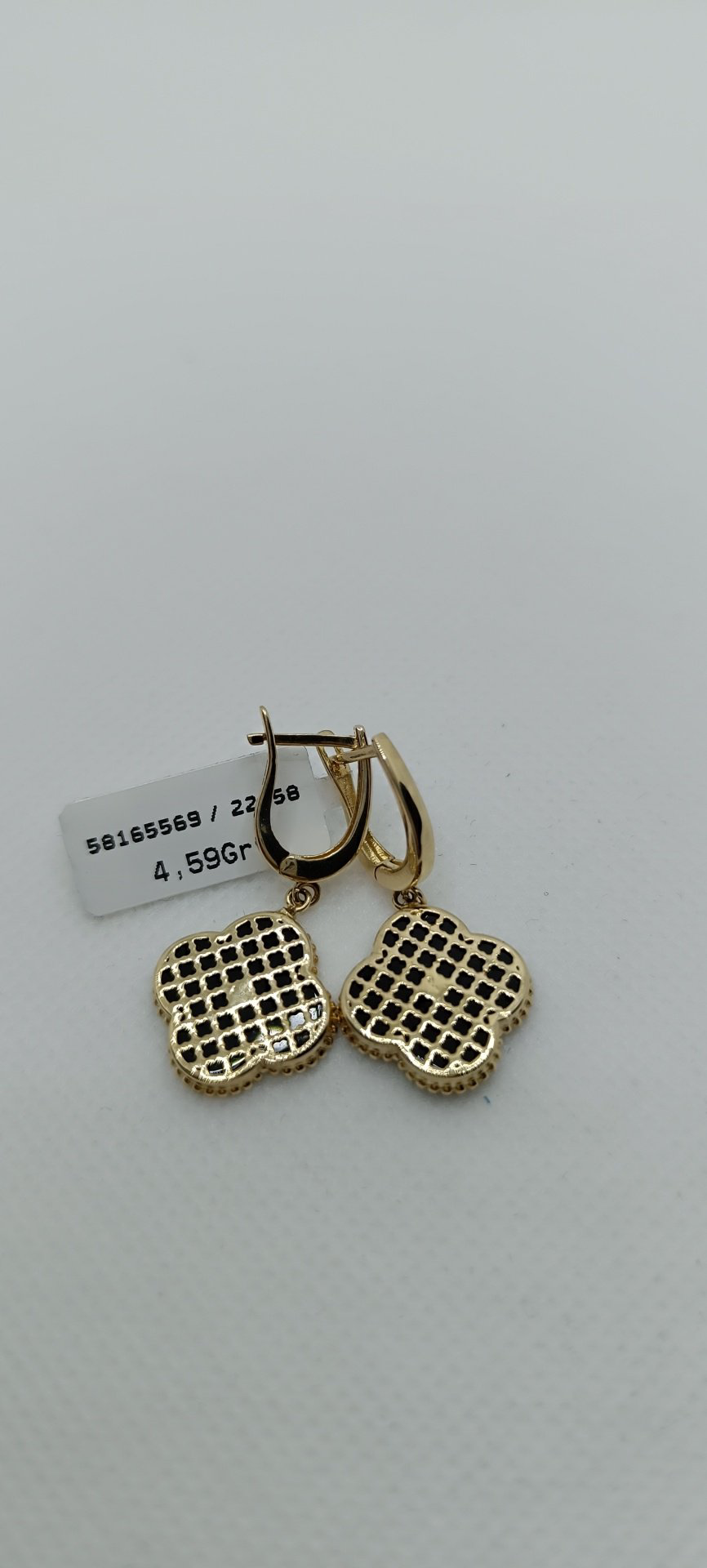 Серьги MANILAS GOLD Diana diamond вес 4.59 г золото, оникс купить,NaN