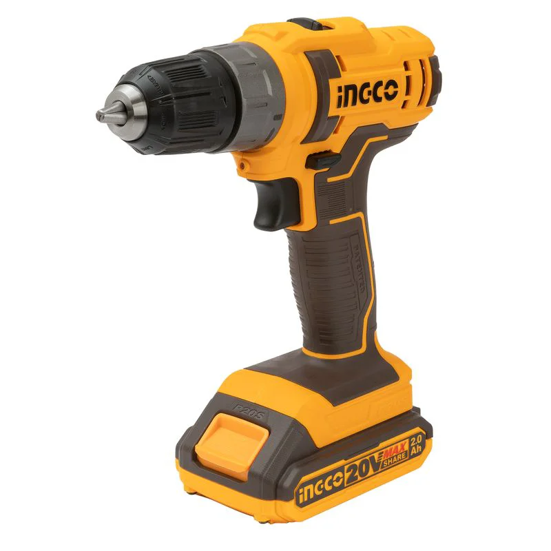 Дрель-шуруповерт Ingco Li-Ion Industrial 20W Yellow