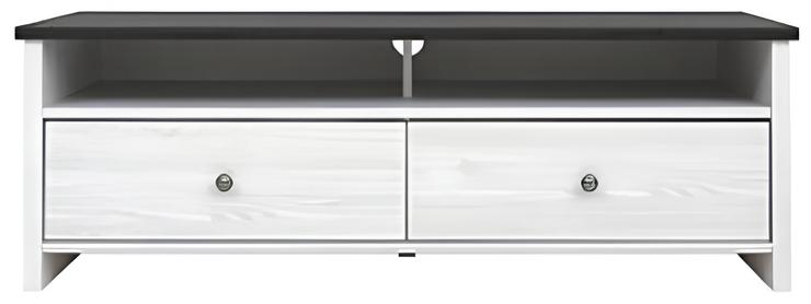 Тумба Гербор Порто RTV2S Джанни 128.5x44x44.5см белый купить,NaN