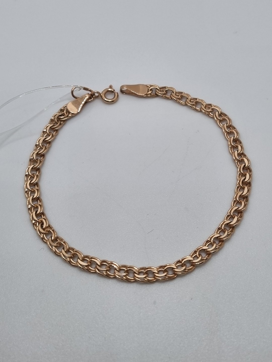 Браслет Zhanar Gold ZHA84-707 длина 18 см, вес 2.36 г золото, плетение бисмарк купить,NaN