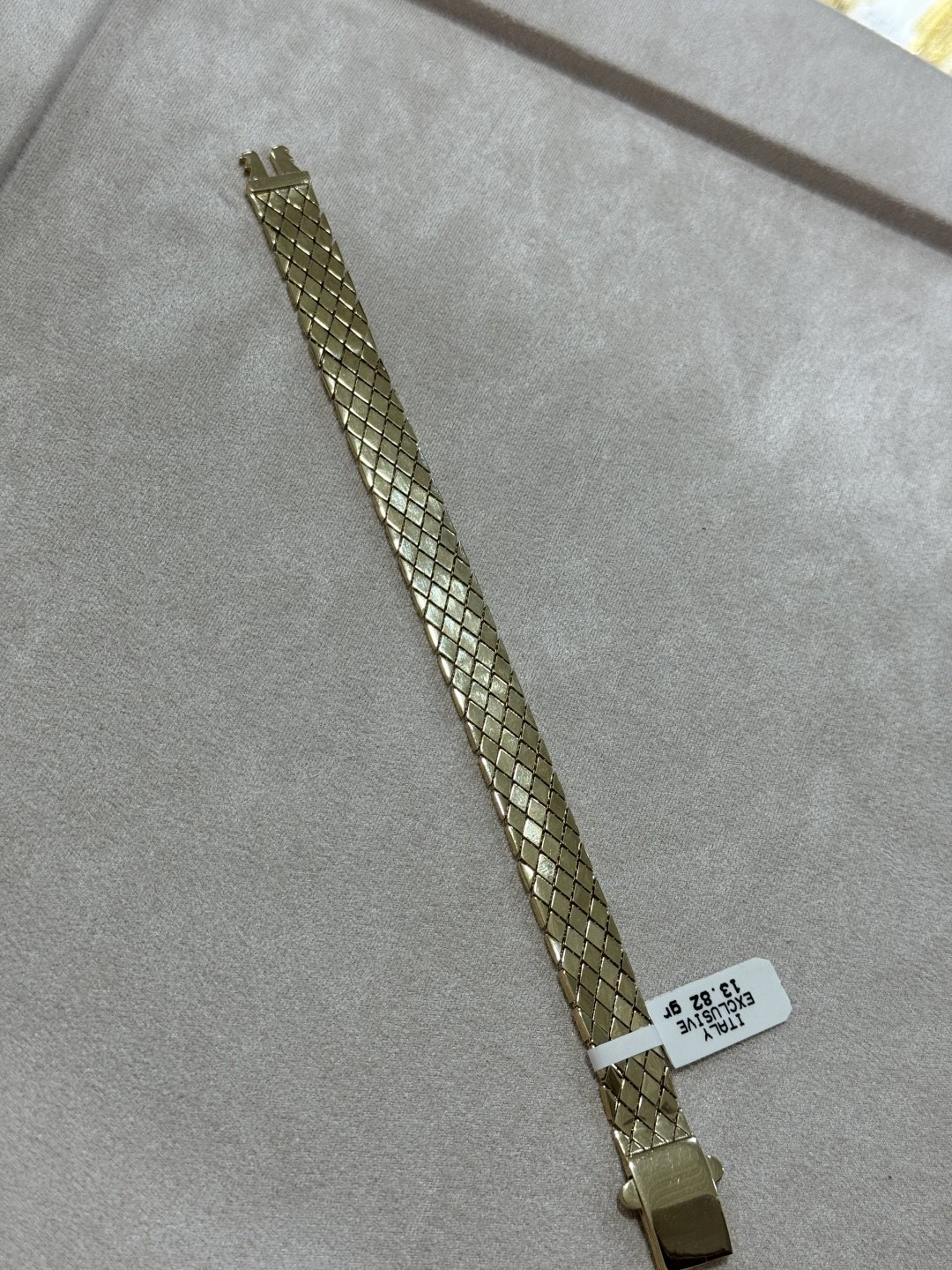 Браслет MIRSADO GOLD Zere длина 18 см, вес 13.82 г золото, плетение отсутствует купить,NaN