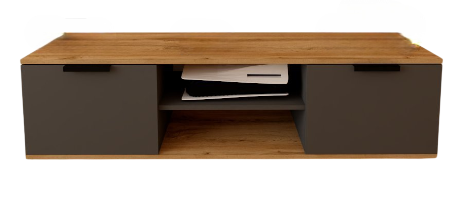 ТВ-тумба Adel Home Аланис AH0296 140x35x35см серо-коричневый купить,NaN
