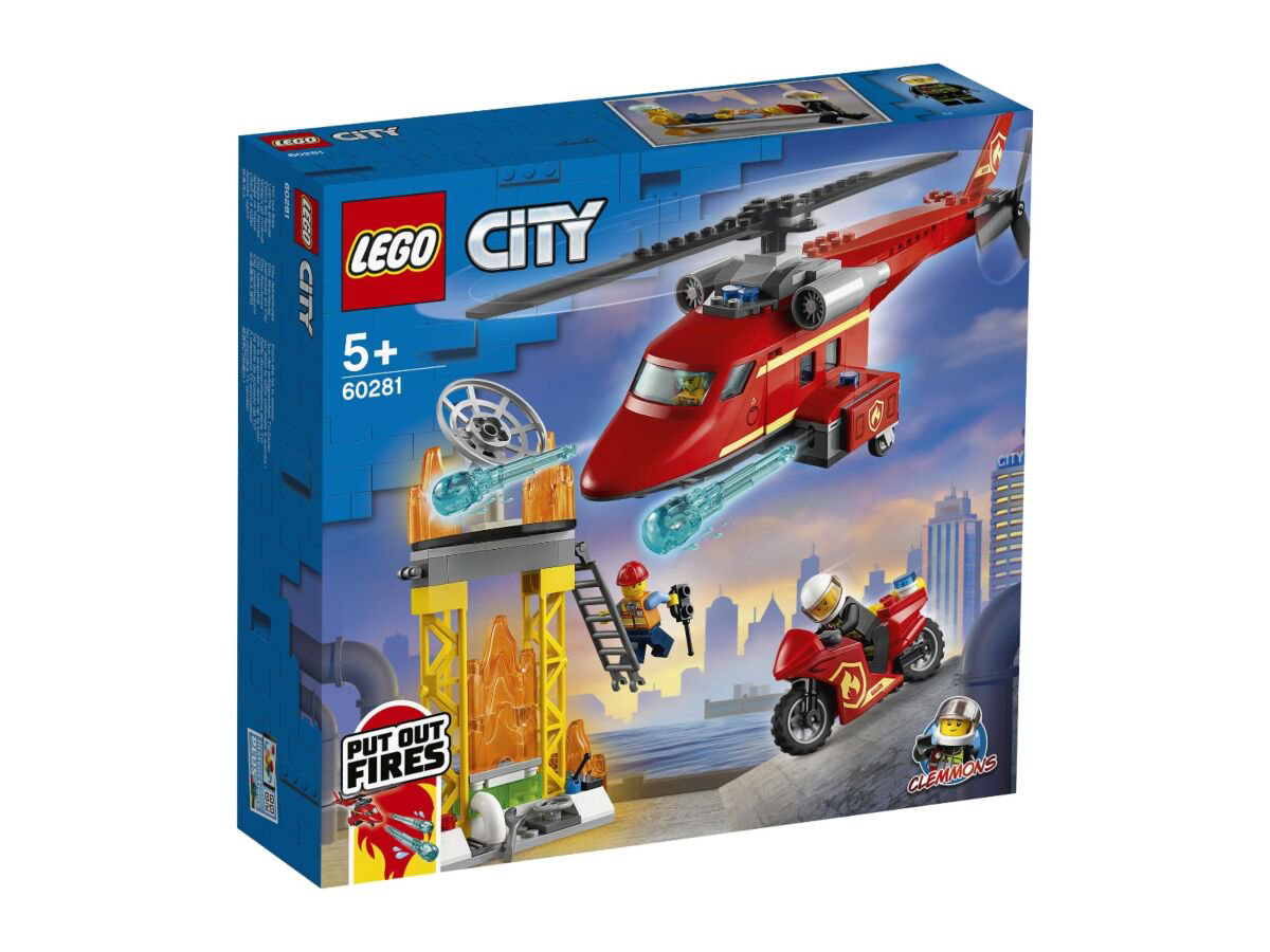 Конструктор Lego City Спасательный пожарный вертолёт  60281 купить,NaN