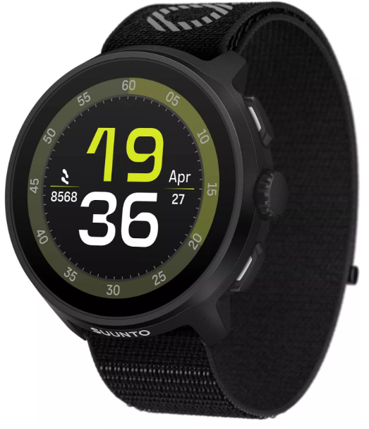 Смарт-часы Suunto Run Textile SS051109000 46 мм черный