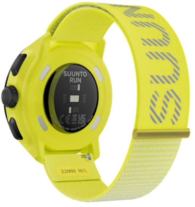 Смарт-часы Suunto Run Textile SS051111000 46 мм желтый