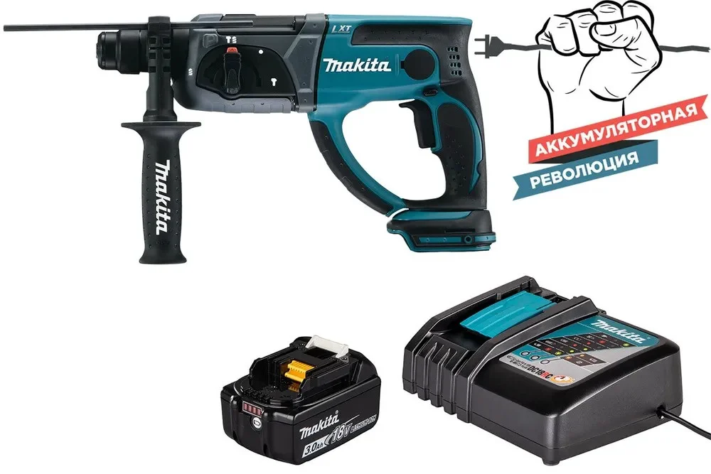 Makita DHR202ZRF 1.9 Дж, SDS-Plus