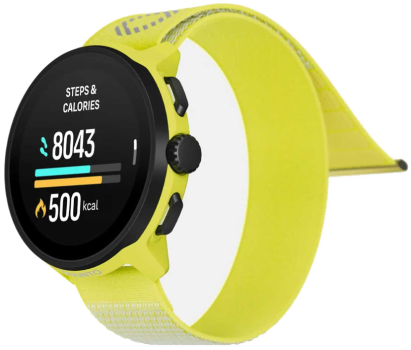 Смарт-часы Suunto Run Textile SS051111000 46 мм желтый