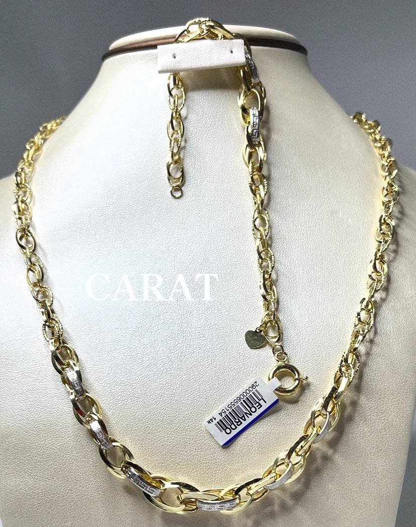 Carat Золото Италия колье браслет вес 16.81 г золото, без вставок купить,NaN