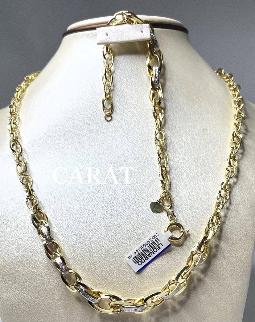Carat Золото Италия колье браслет вес 16.81 г золото, без вставок купить,NaN