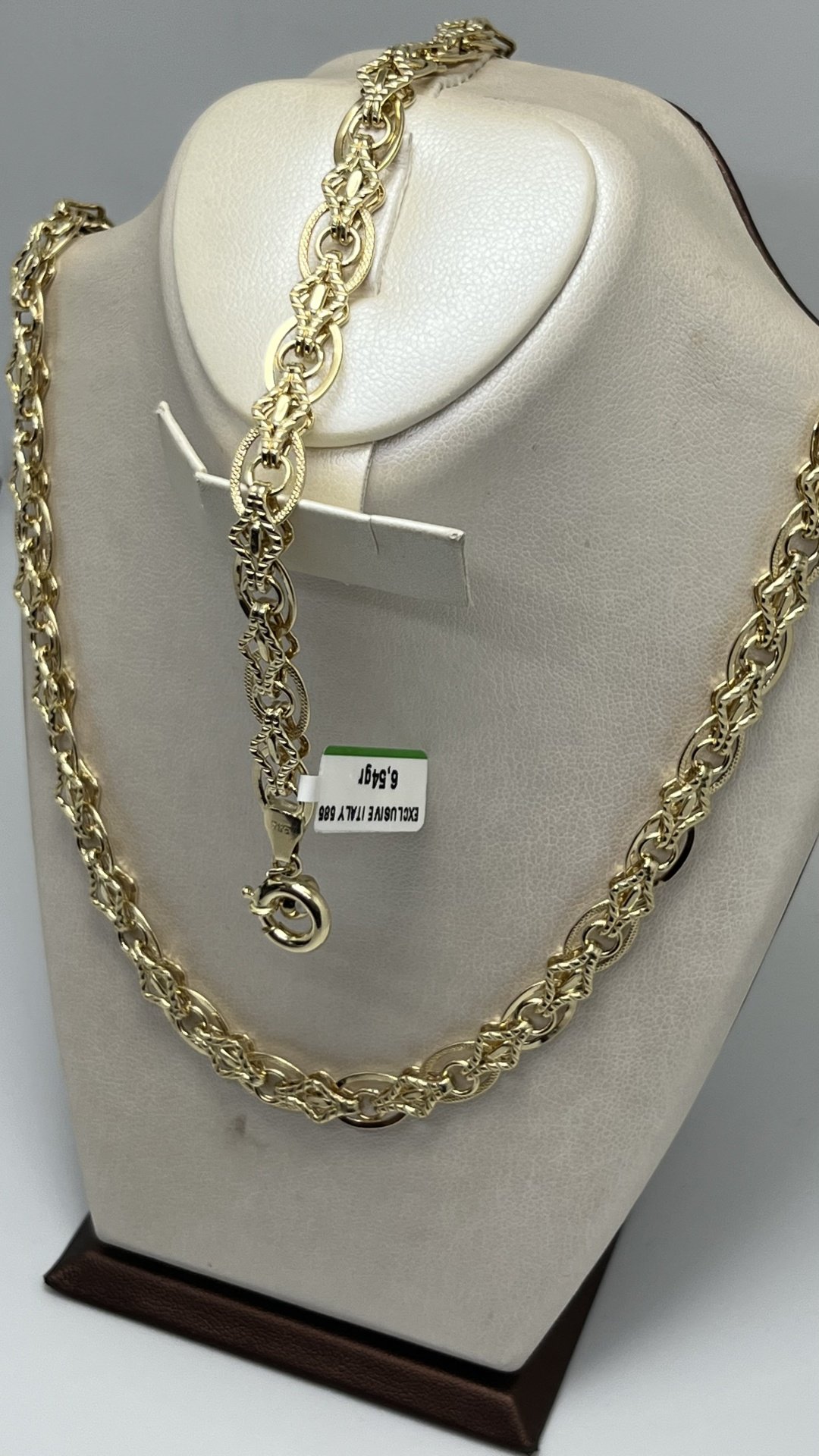 AIS COLLECTION Желтое Золото Италия 585 вес 21.2 г золото, без вставок купить,NaN