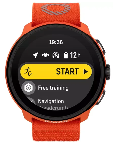 Смарт-часы Suunto Run Textile SS051112000 46 мм оранжевый