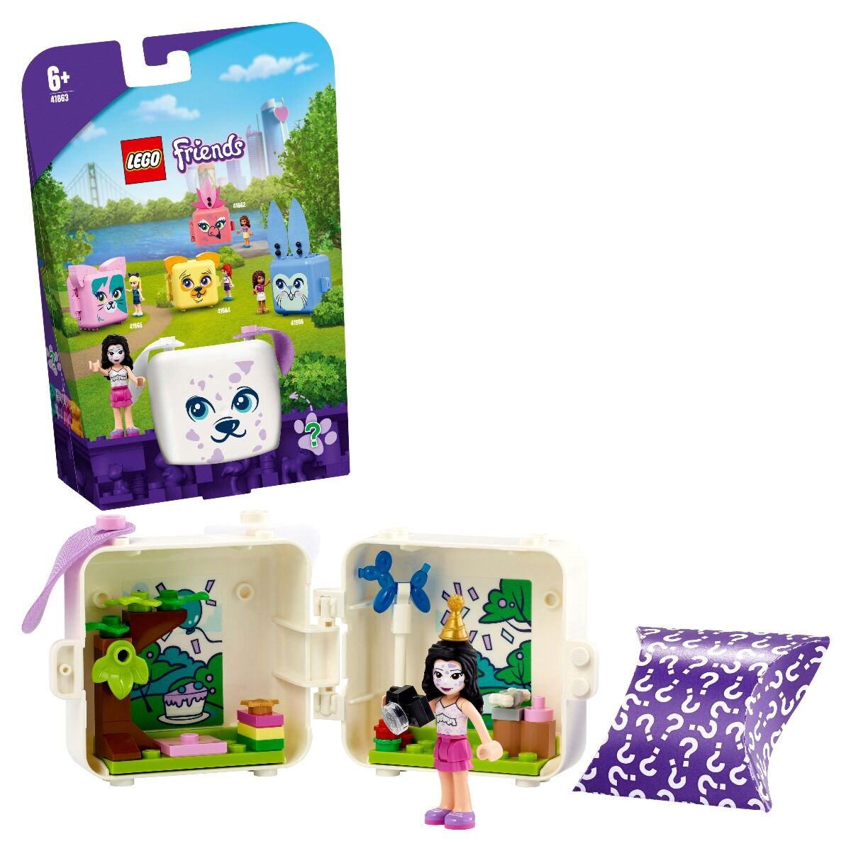 Конструктор Lego Friends Кьюб Эммы с далматинцем  41663 купить,NaN