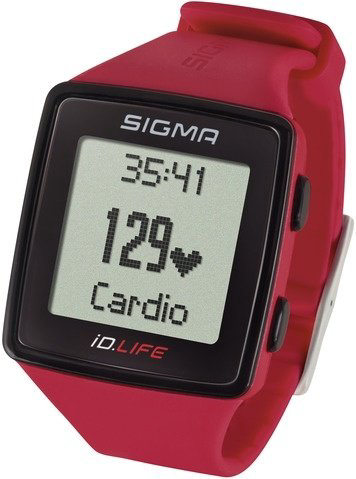 Фитнес-браслет Sigma iD.LIFE красный