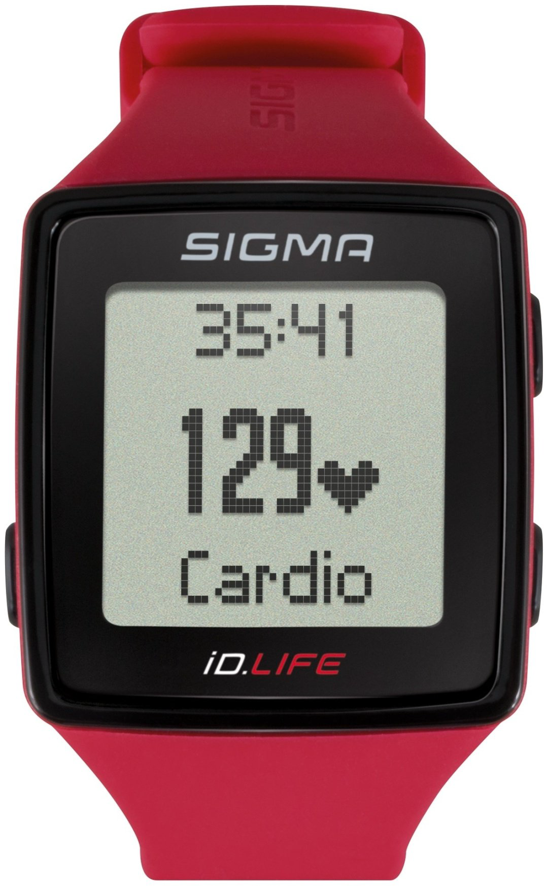 Фитнес-браслет Sigma iD.LIFE красный