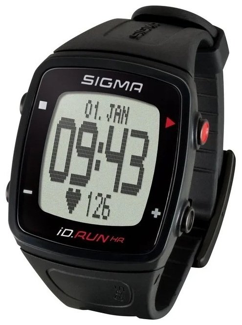 Фитнес-браслет Sigma iD.RUN HR черный