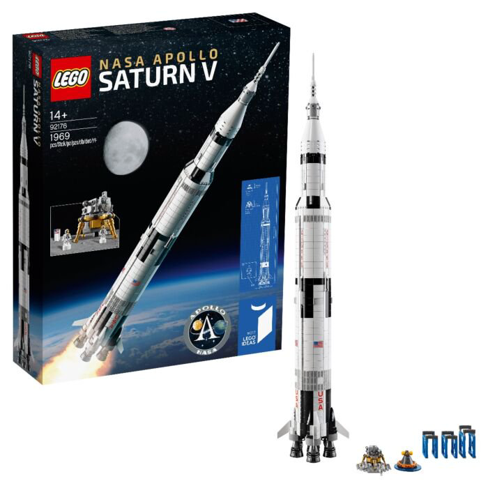 Конструктор Lego Ideas Ракетно-космическая система НАСА  Сатурн-5-Аполлон   92176 купить,NaN