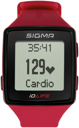 Фитнес-браслет Sigma iD.LIFE красный