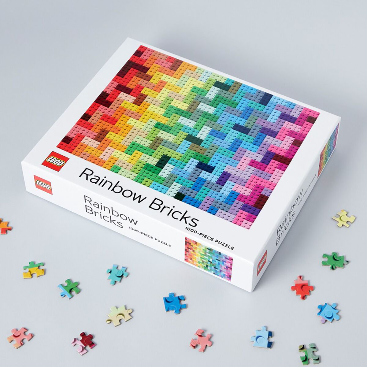 Пазл Lego Rainbow Bricks 1000 элементов купить,NaN