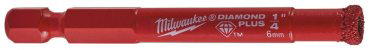 Сверло Milwaukee алмазное 49560505 6 мм, 1 шт.